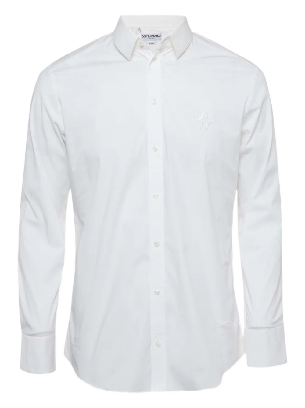 Dolce & Gabbana Pre-Owned camisa con logo bordado | blanco | Image 1