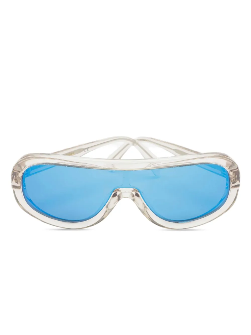 Celine Pre-Owned Occhiali da sole a mascherina - Bianco