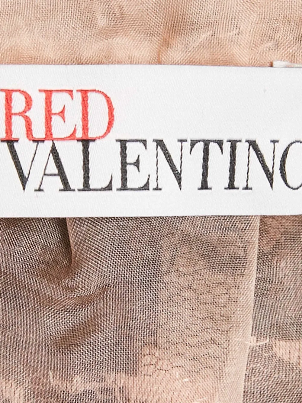 RED Valentino Tulen rok met kant - Beige