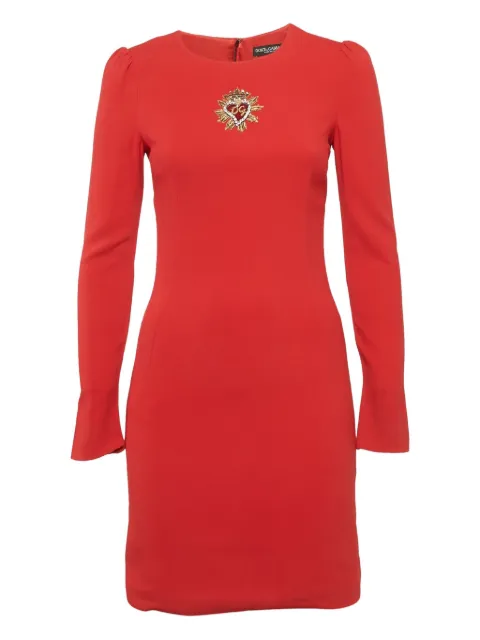 Dolce & Gabbana Pre-Owned embellished long-sleeve mini dress