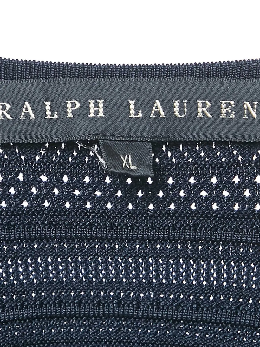 POLO RALPH LAUREN Pre-owned Open-front Knit Cardigan In Blue