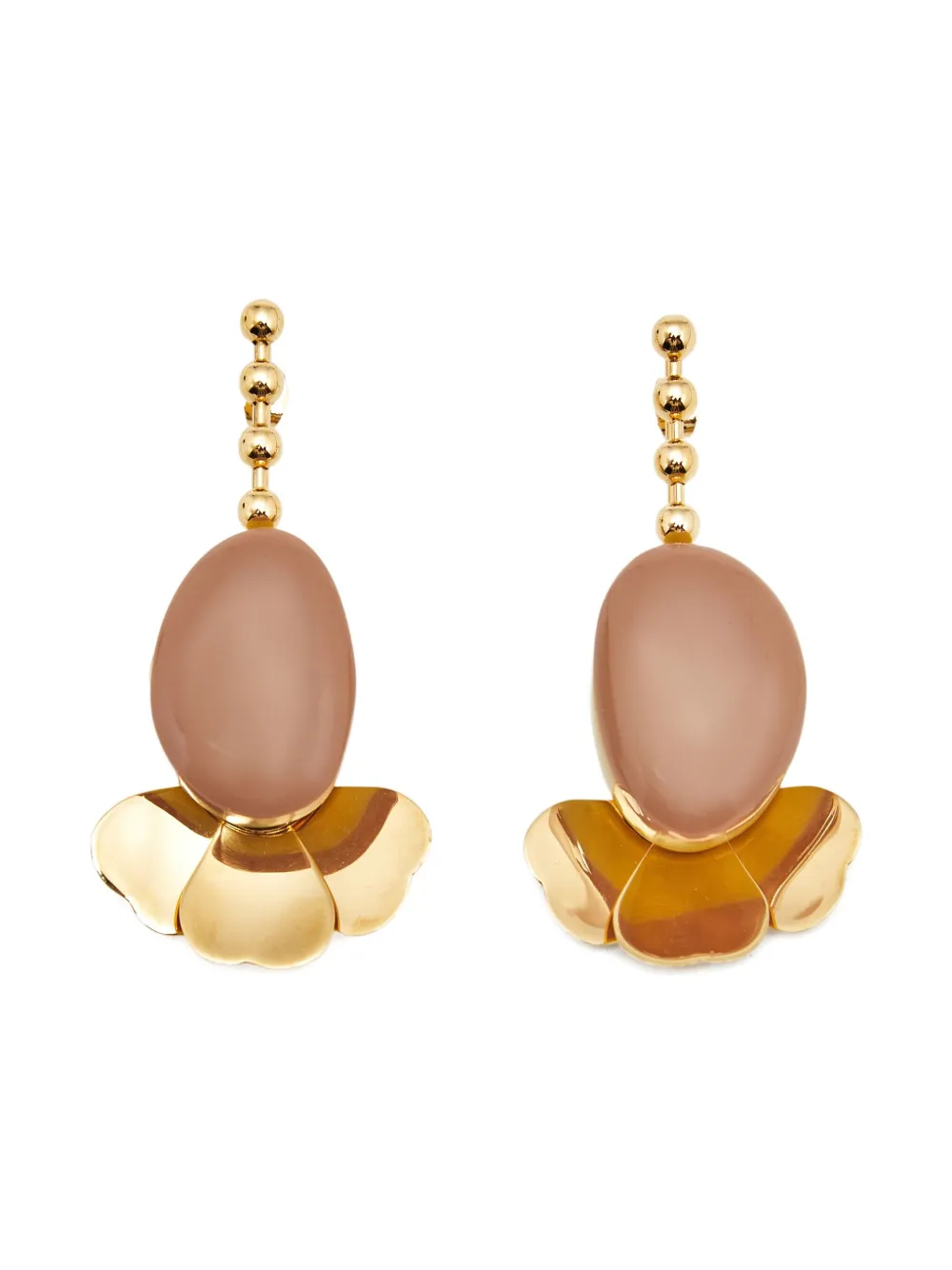 Marni Pre-Owned aretes con dije de resina | amarillo | Image 1