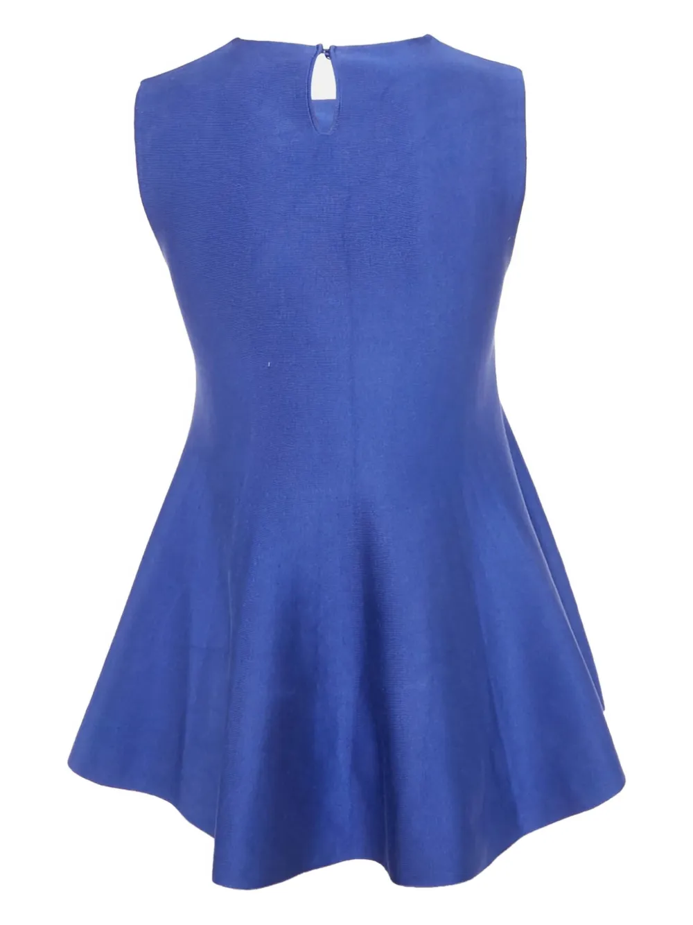 Pre-owned Dior Flared Knit Top In Blue