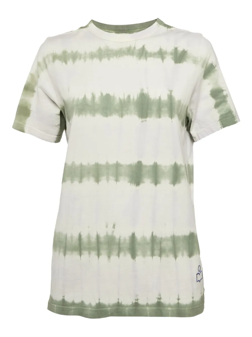 MARANT ÉTOILE T-shirt Dena con fantasia tie dye - Verde