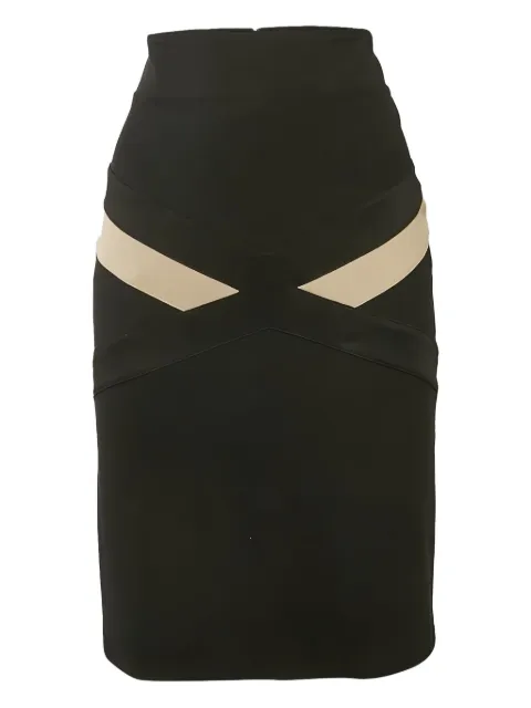 Cavalli Class panelled pencil skirt