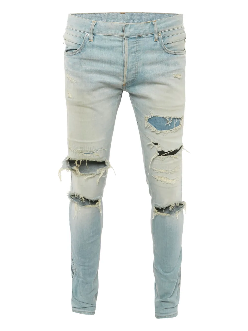 Balmain Pre-Owned jean à effet usé | bleu | Image 1