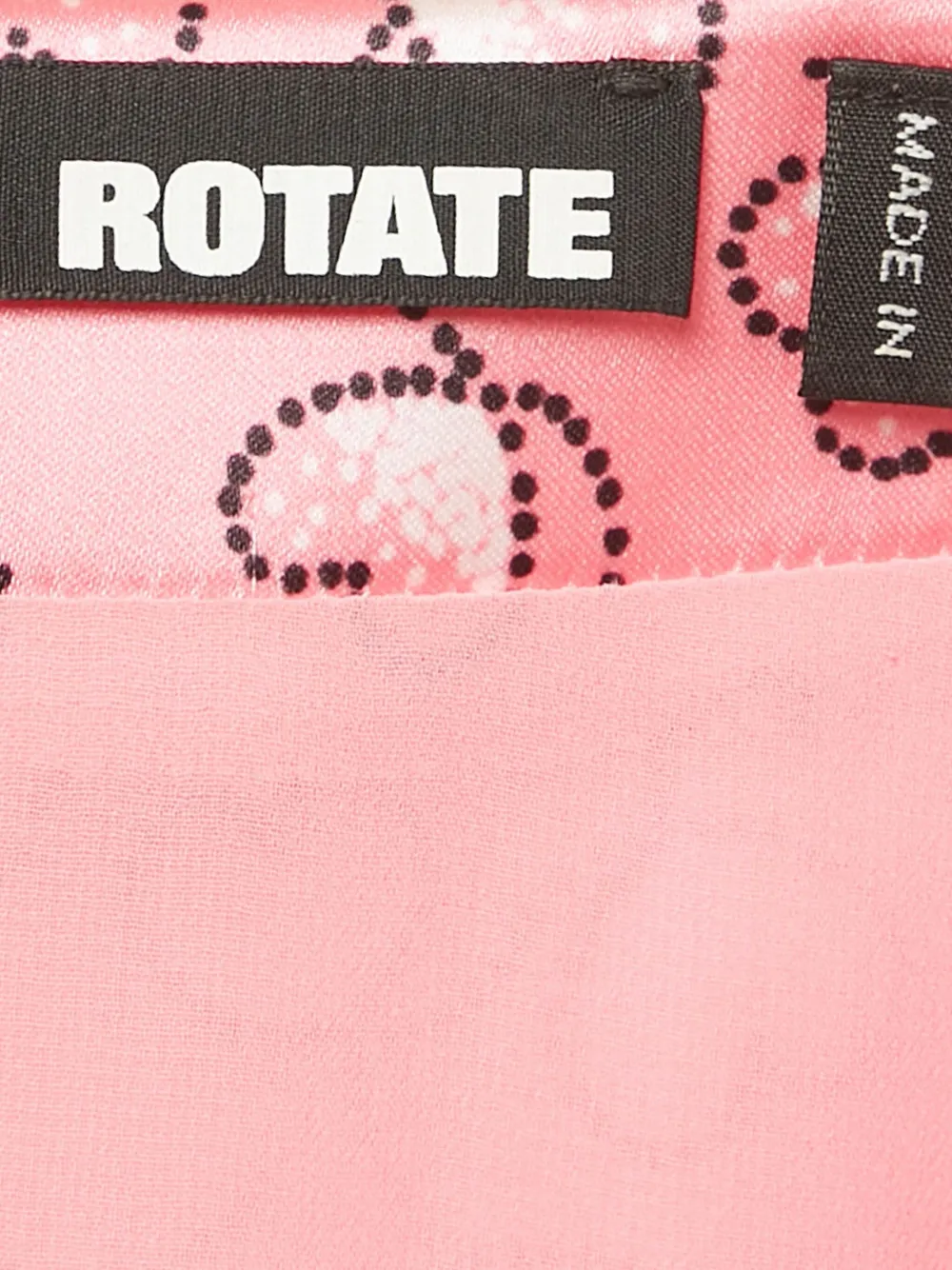 ROTATE BIRGER CHRISTENSEN robe courte satinée à imprimé cœur | Image 2