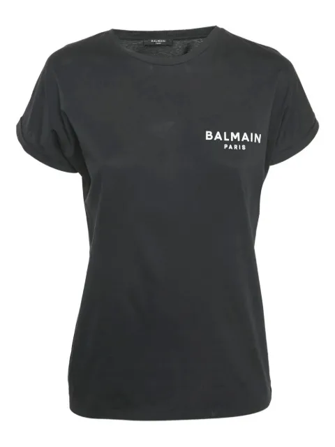 Balmain Pre-Owned t-shirt à logo imprimé