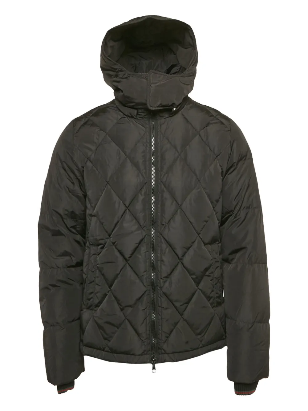 Gucci Pre-Owned chamarra capitonada con capucha | negro | Image 1