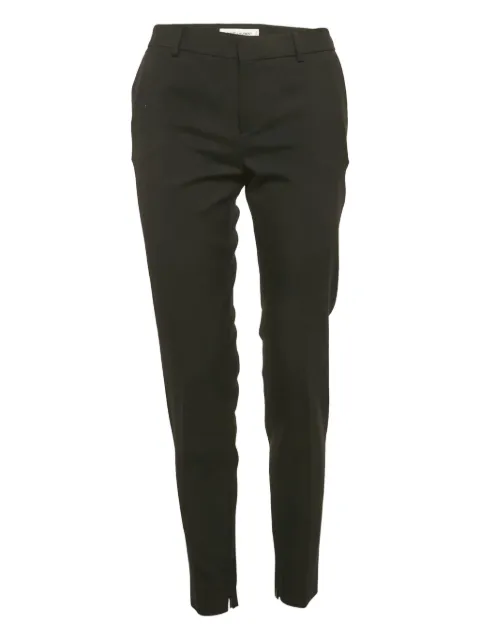 Saint Laurent Pre-Owned pantalones de lana estilo gabardina