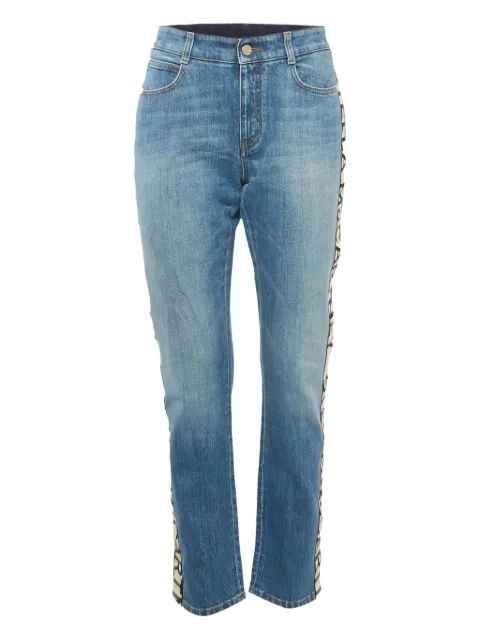 Stella McCartney Pre-Owned logo-tape jeans
