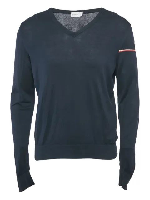 Moncler ribbed-trim crew-neck sweater