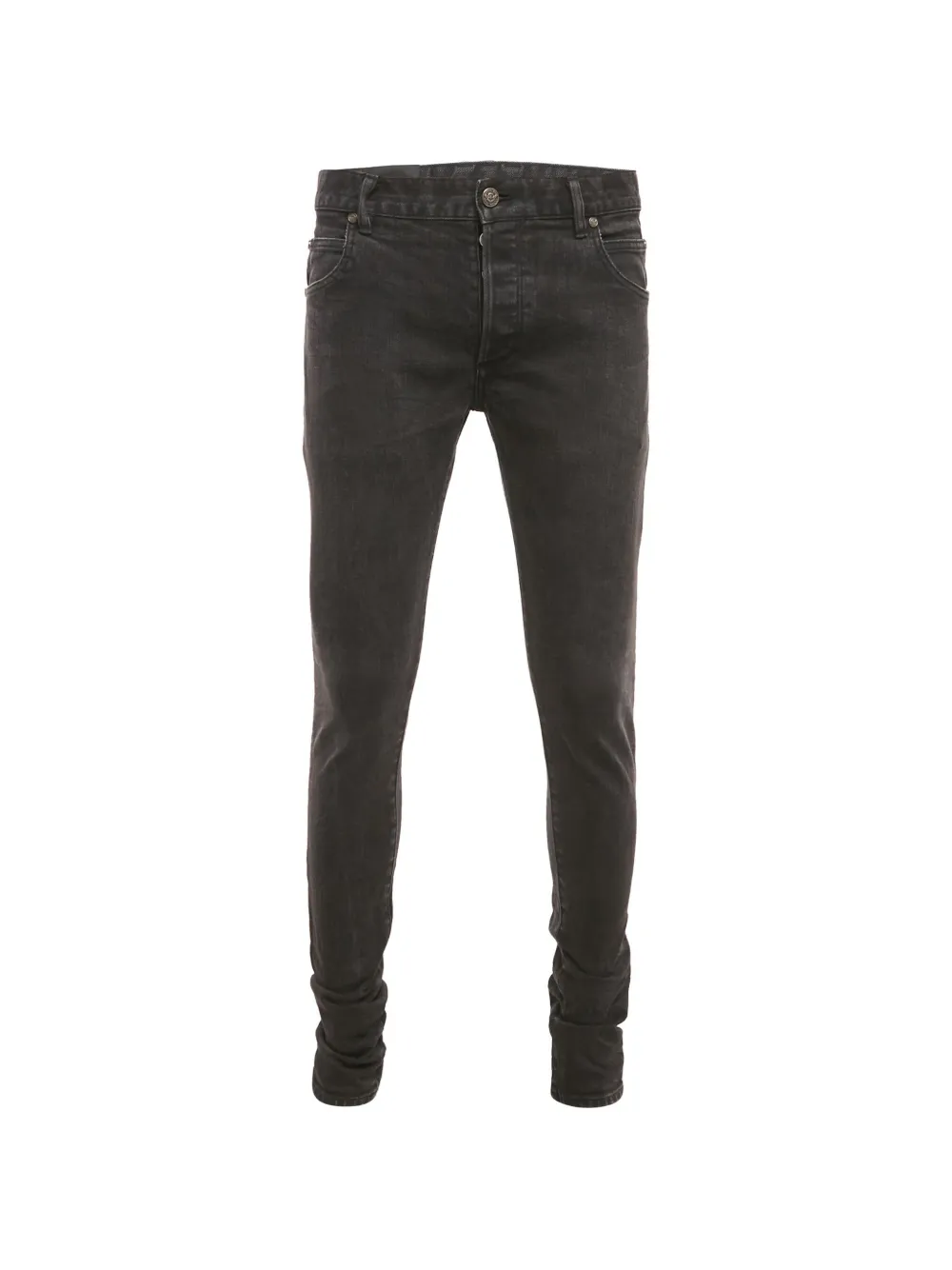 Balmain Pre-Owned slim-fit jeans - Grigio