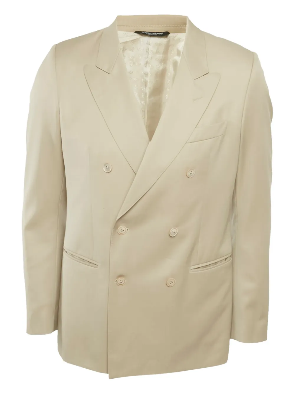 Dolce & Gabbana Pre-Owned blazer de lana con doble botonadura | neutro | Image 1