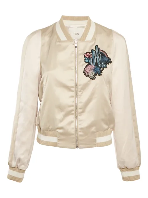Maje veste bomber à appliqué