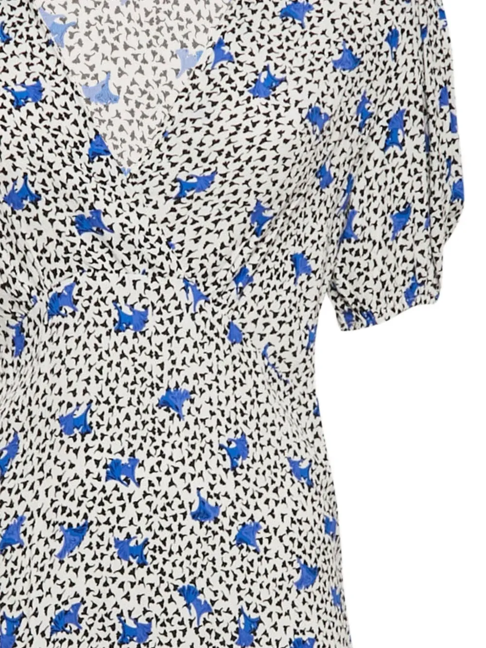 Maje Mini-jurk met print - Wit