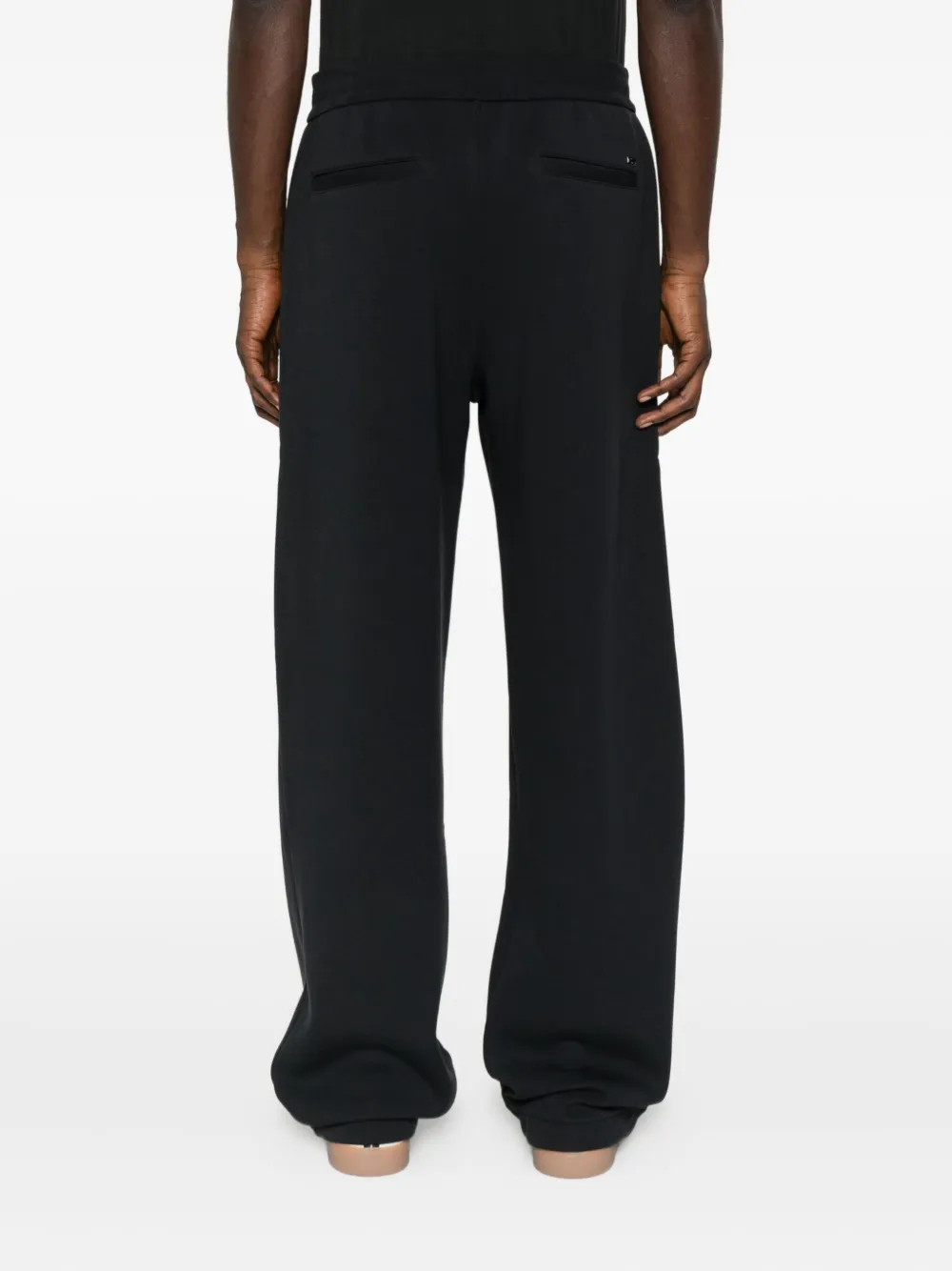 Emporio Armani Straight broek Zwart