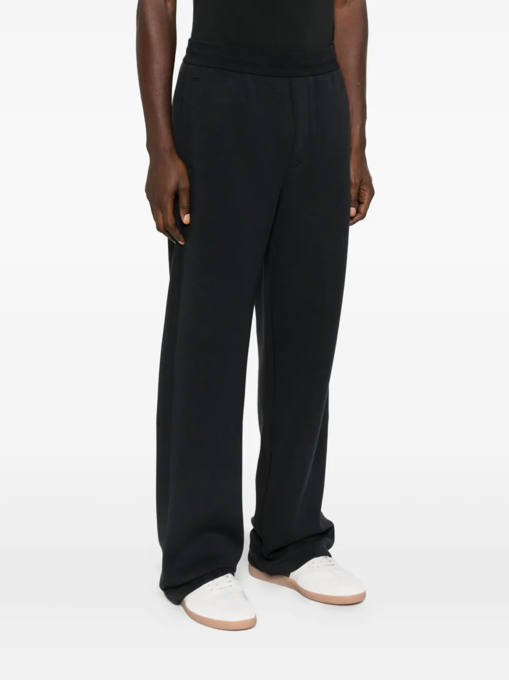 Emporio Armani Straight broek Zwart