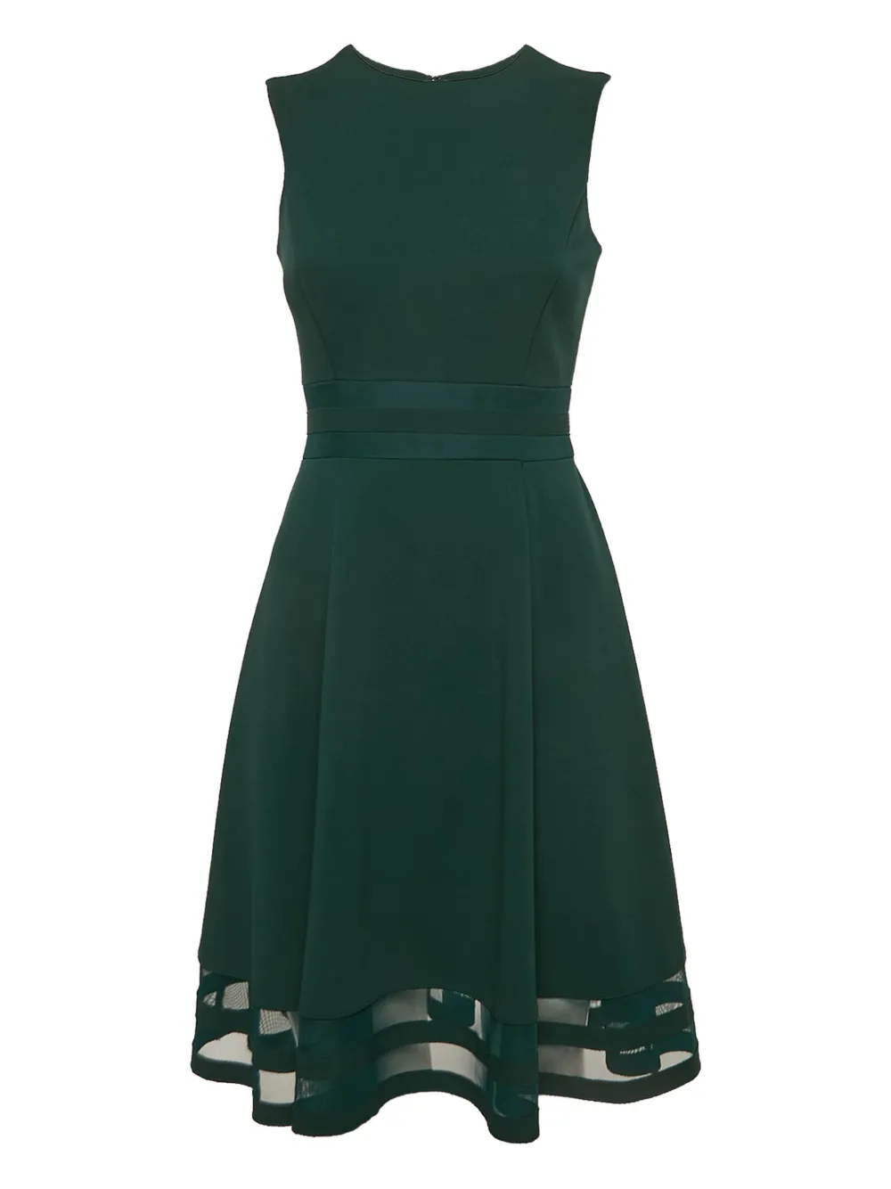Calvin Klein mesh-insert dress | Green | Image 1