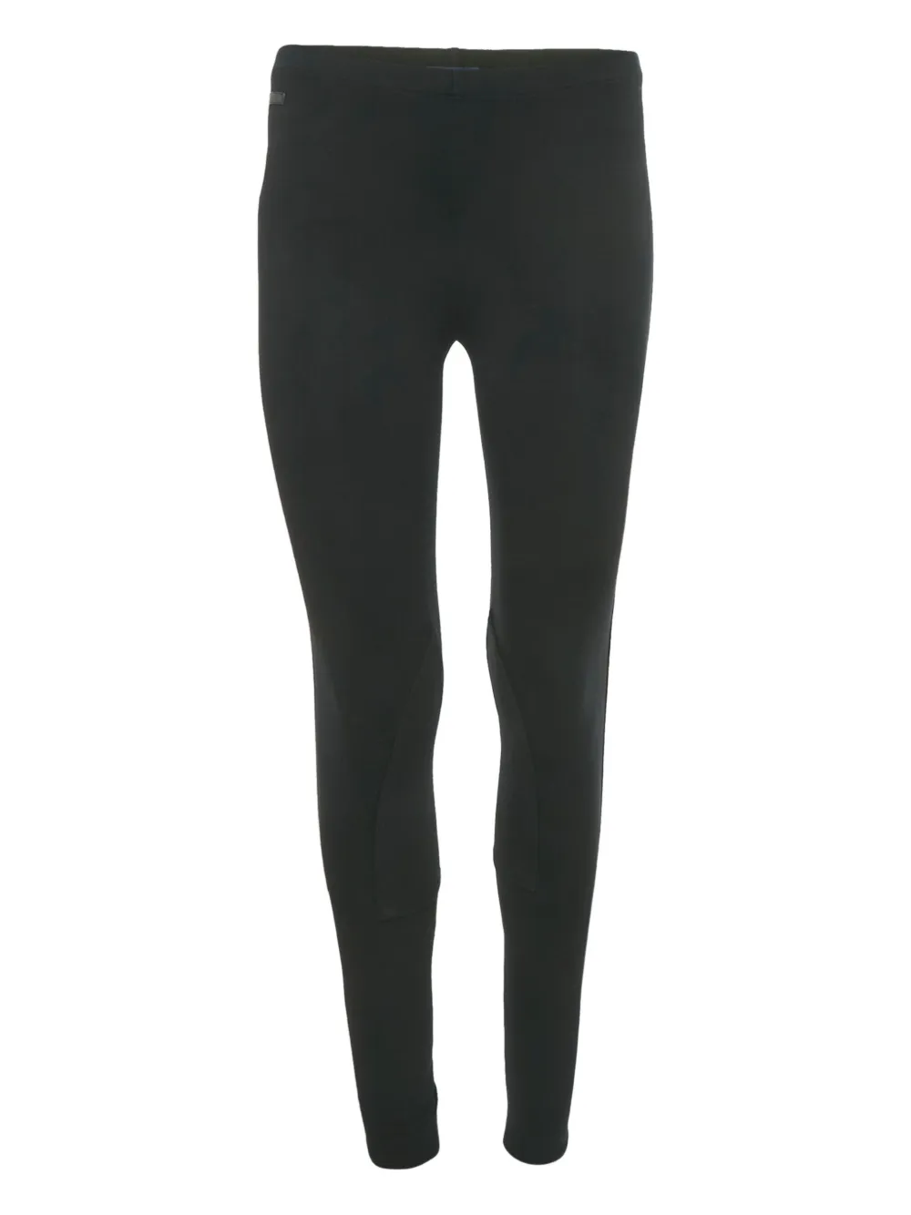 Pre-owned Polo Ralph Lauren Logo-detail Leggings In Black