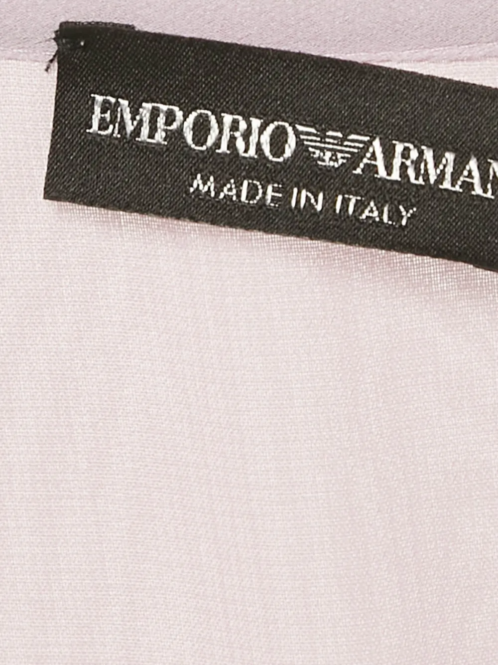 Emporio Armani Pre-Owned Gelaagde zijden jurk - Paars