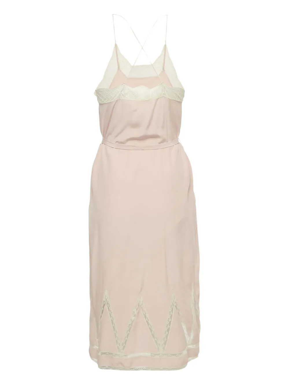 Zadig&Voltaire Jurk met kanten afwerking - Roze