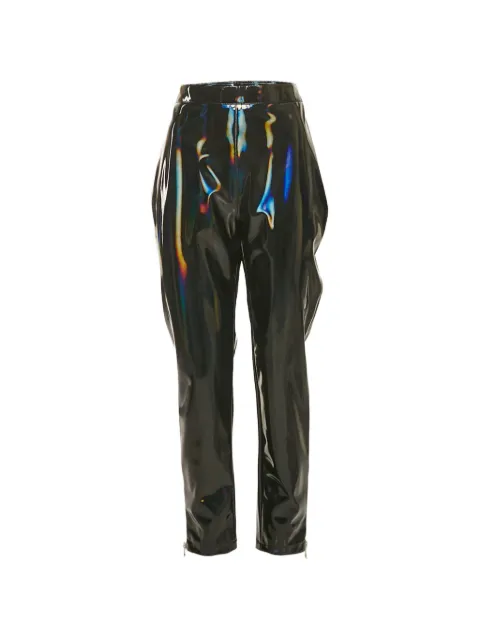 Balmain Pre-Owned iridescent zip trousers