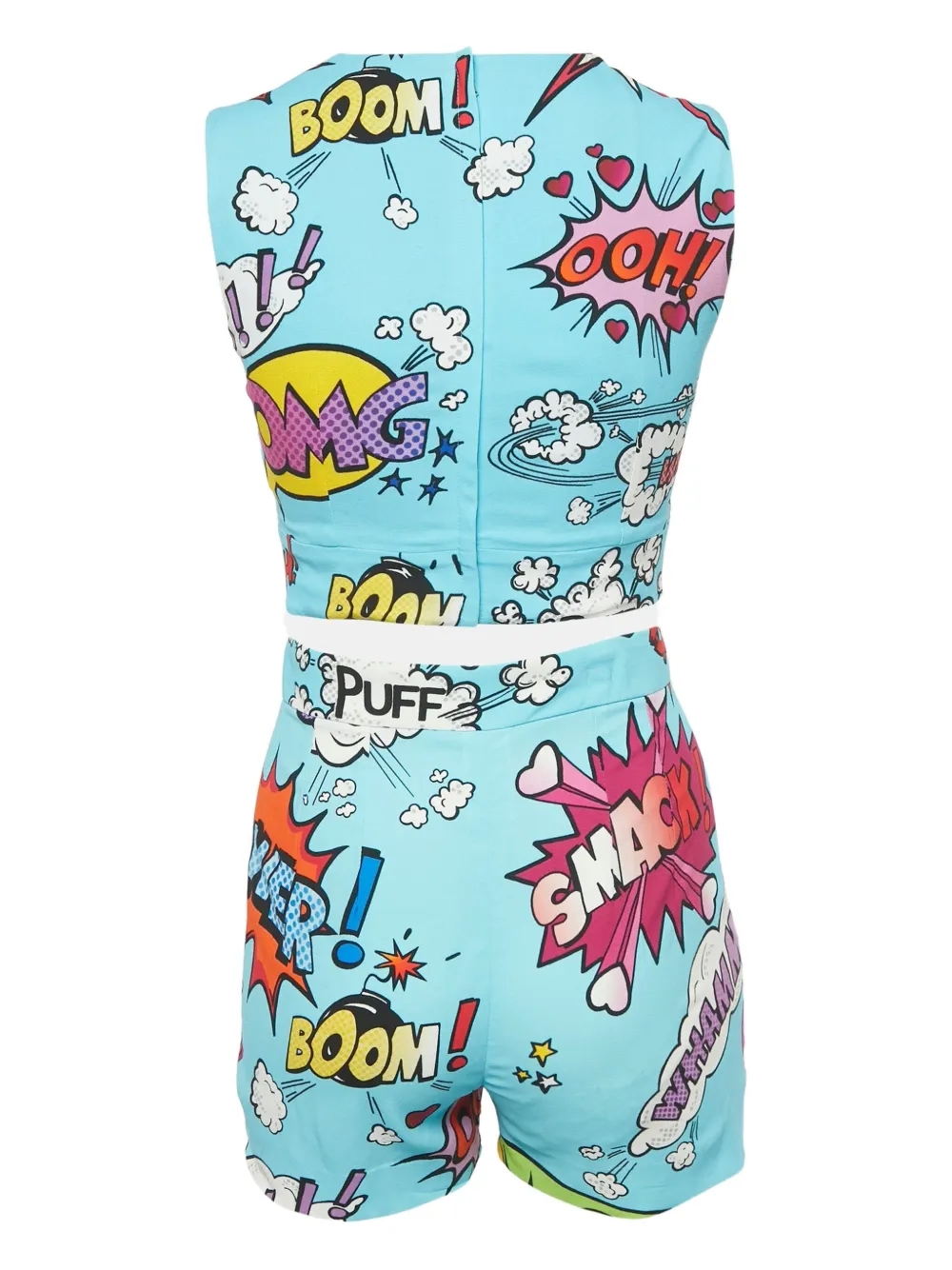 Dolce & Gabbana Pre-Owned printed sleeveless crop top set | Image 2