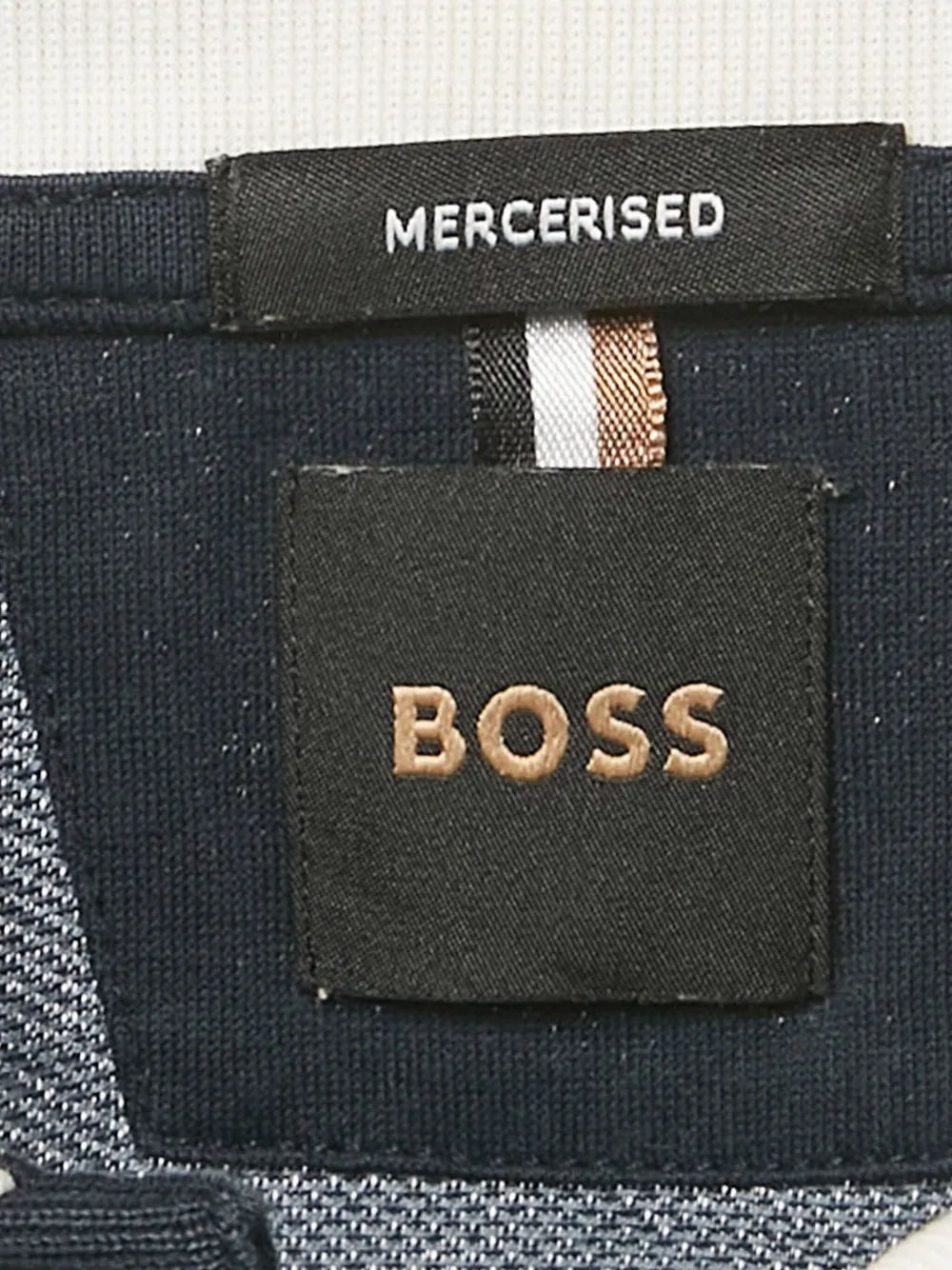 Pre-owned Hugo Boss Cotton Polo Shirt In Blue