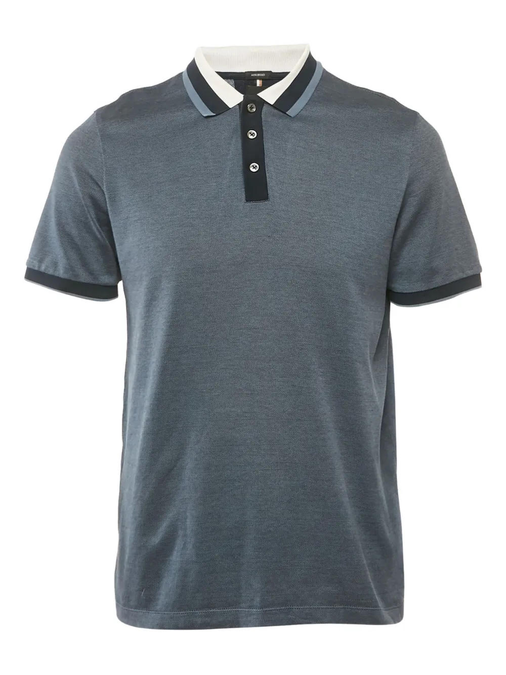 Pre-owned Hugo Boss Cotton Polo Shirt In Blue