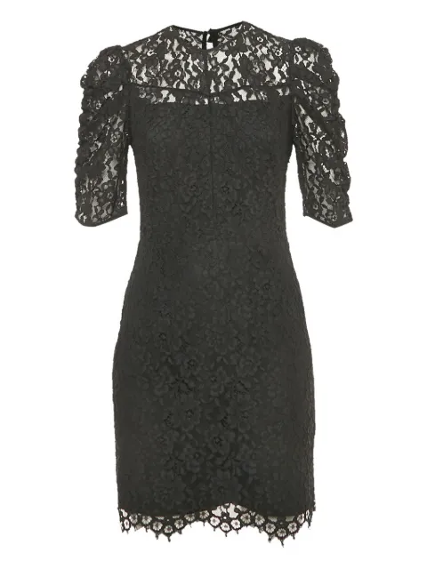 SANDRO floral-lace mini dress