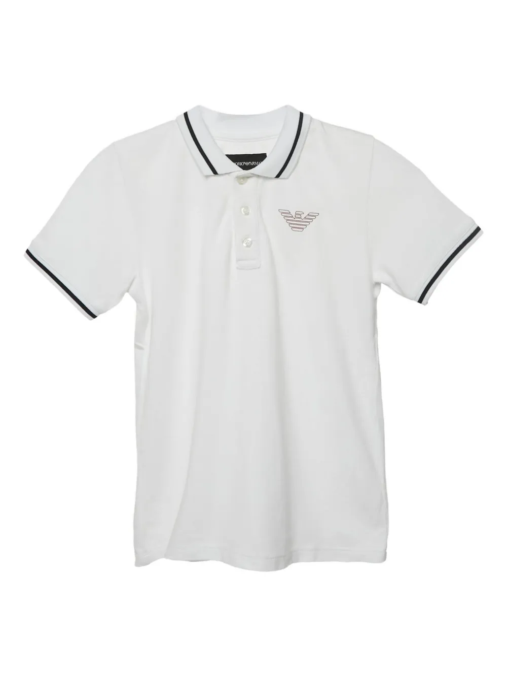 Emporio Armani Pre-Owned Polo con logo - Bianco