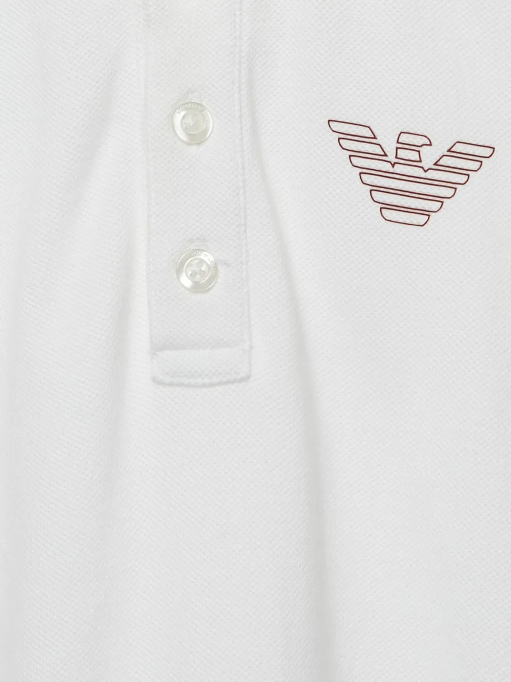 Emporio Armani Pre-Owned Poloshirt met logo Wit