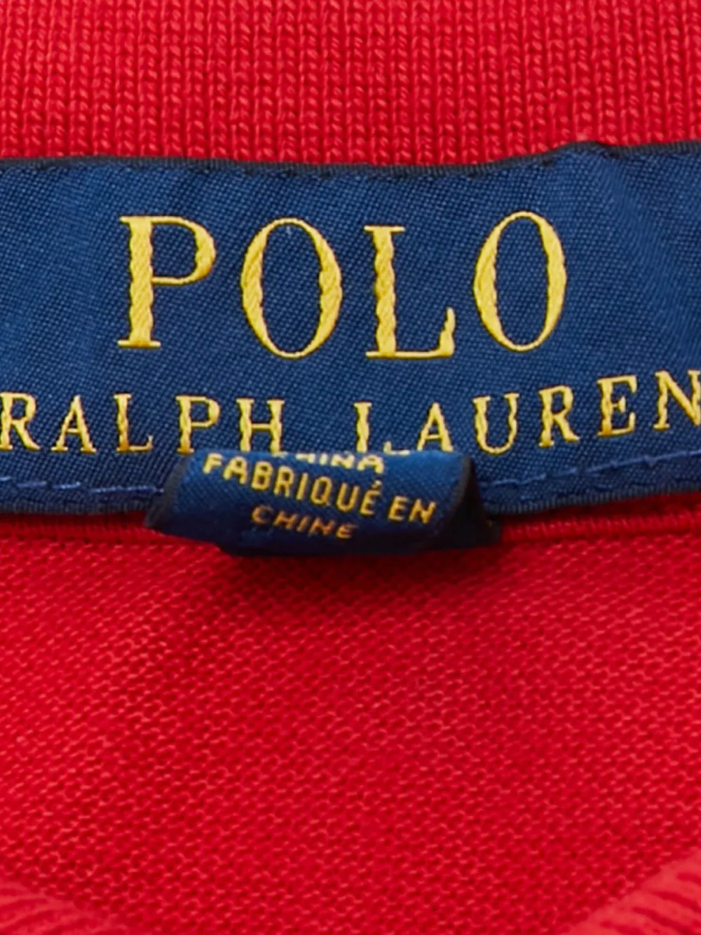 POLO RALPH LAUREN KIDS Piqué poloshirt met geborduurde pony Rood