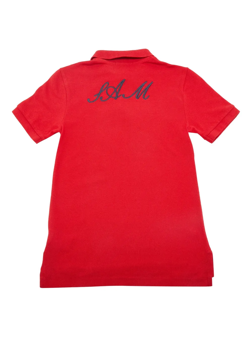 POLO RALPH LAUREN KIDS Piqué poloshirt met geborduurde pony Rood