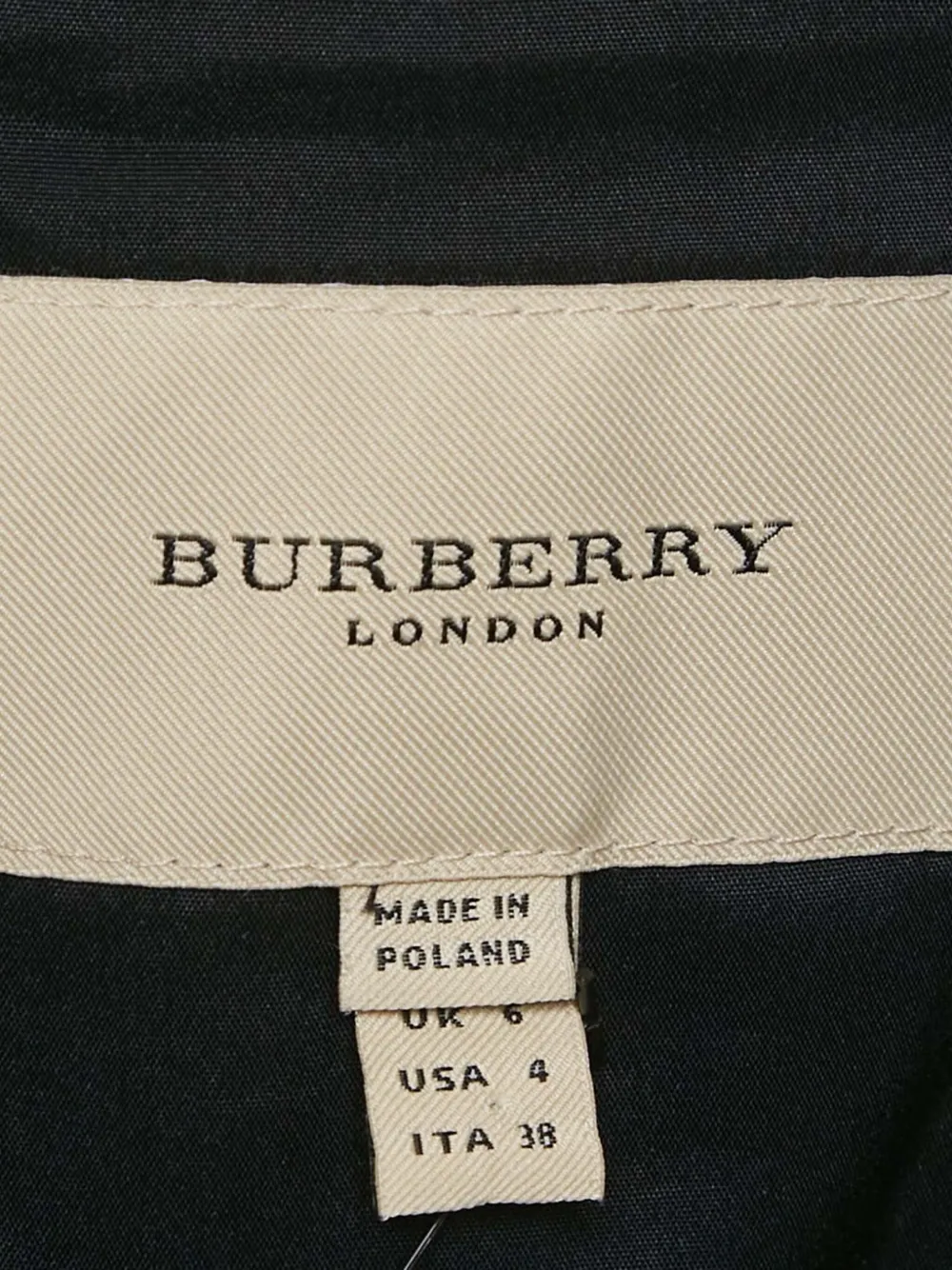 Burberry Pre-Owned Jurk met ceintuur - Zwart