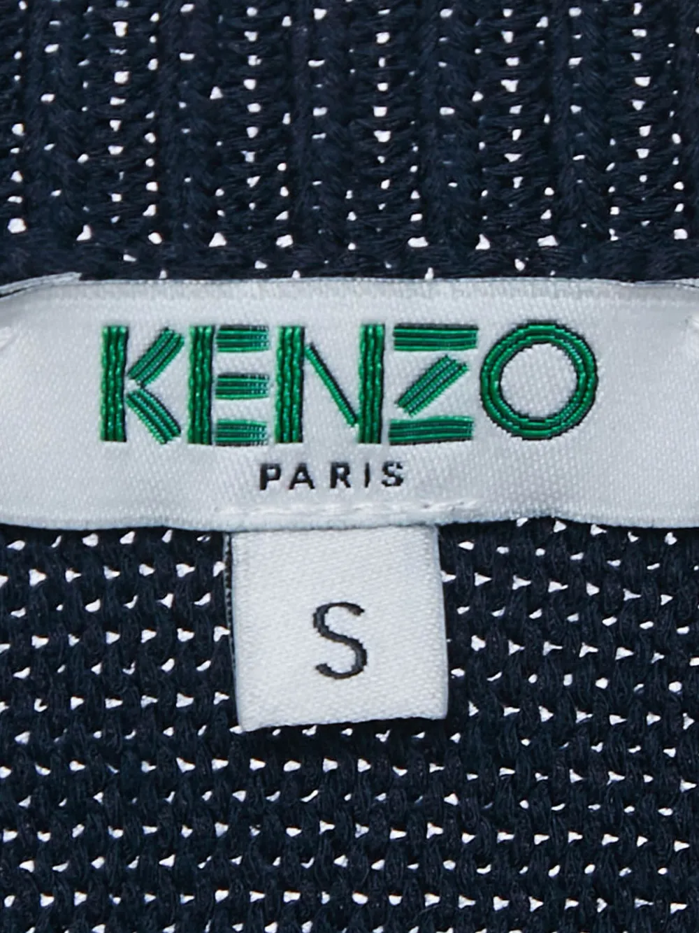 Kenzo Pre-Owned Mini-jurk met intarsia logo - Blauw