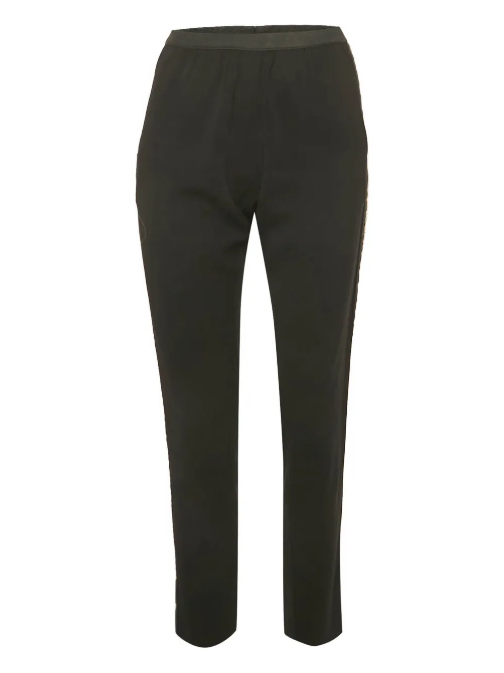 Zadig&Voltaire Pantaloni in crêpe con righe laterali - Nero