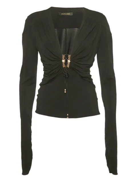 Roberto Cavalli Vintage توب مزين برباط