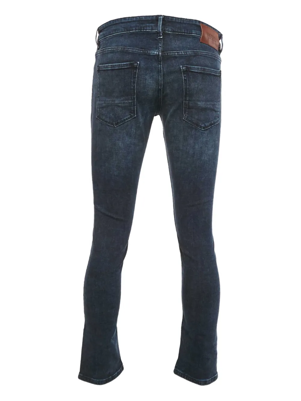 Pre-owned Hugo Boss Dark-wash Jeans In Blue