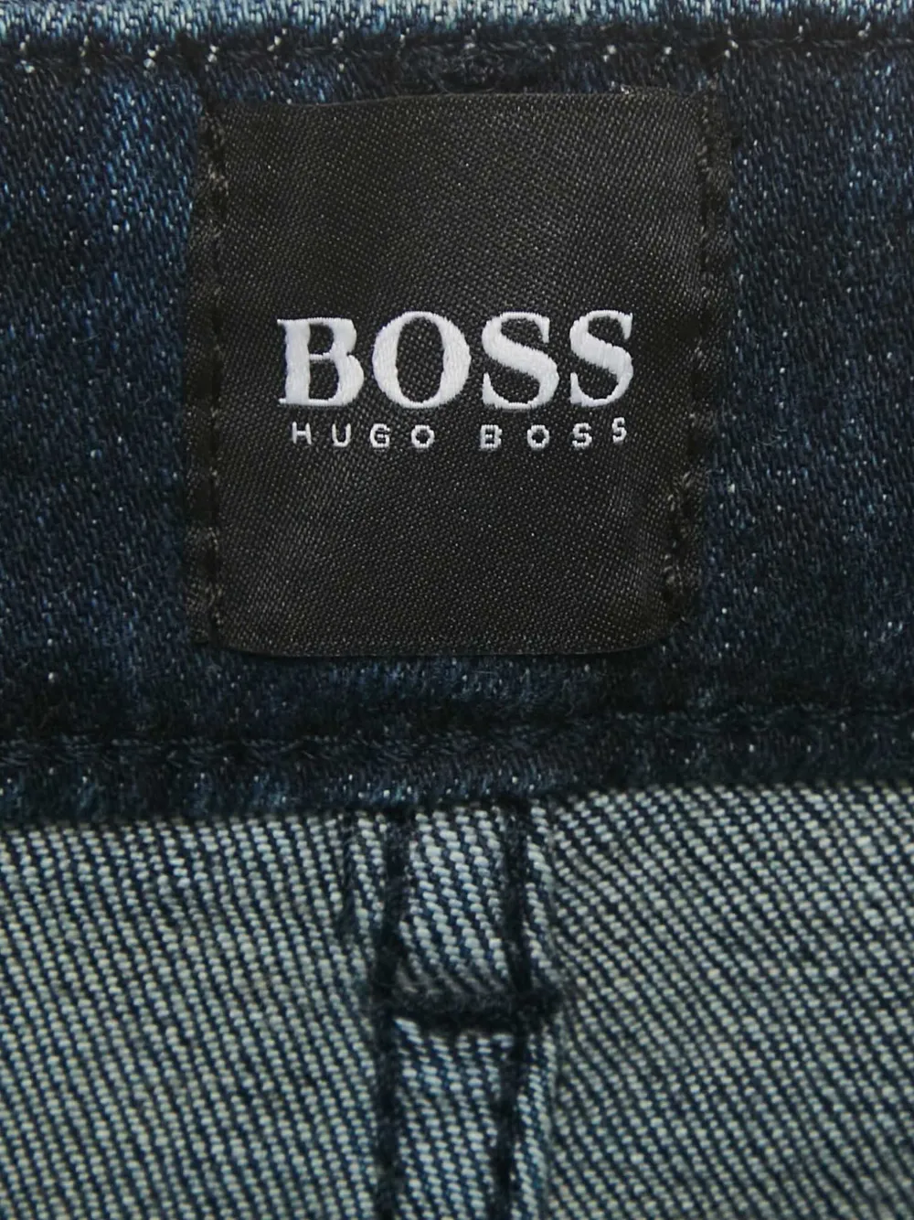 Pre-owned Hugo Boss Dark-wash Jeans In Blue