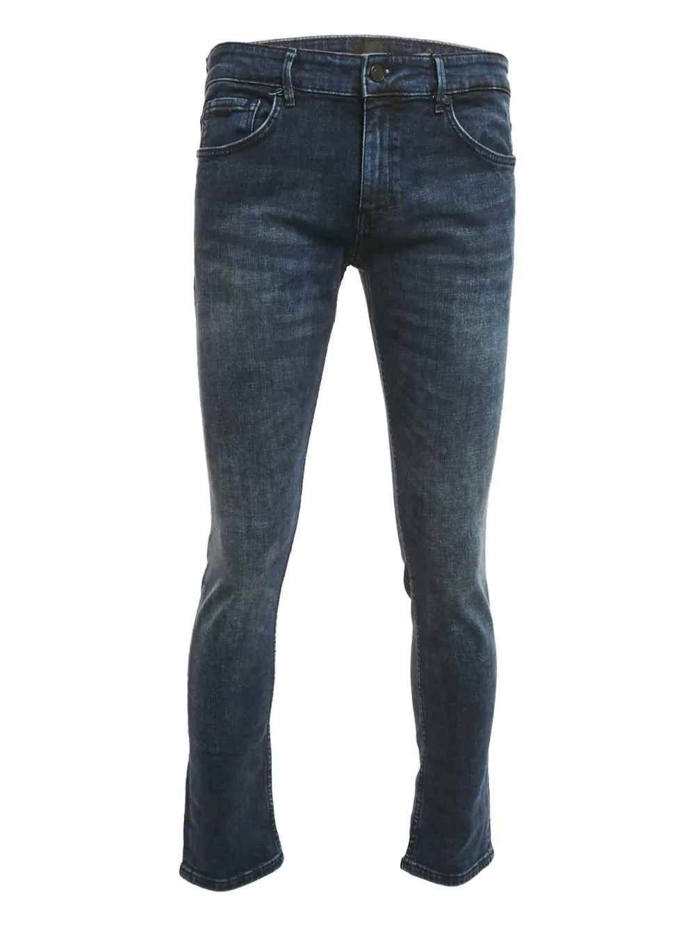 Pre-owned Hugo Boss Dark-wash Jeans In Blue