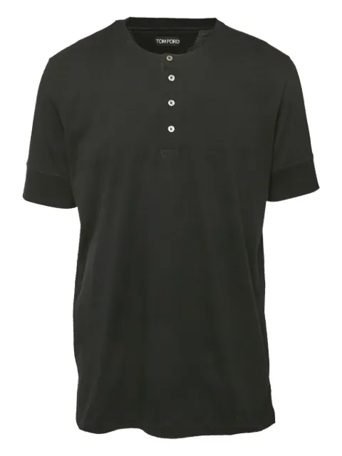 TOM FORD playera con cuello henley