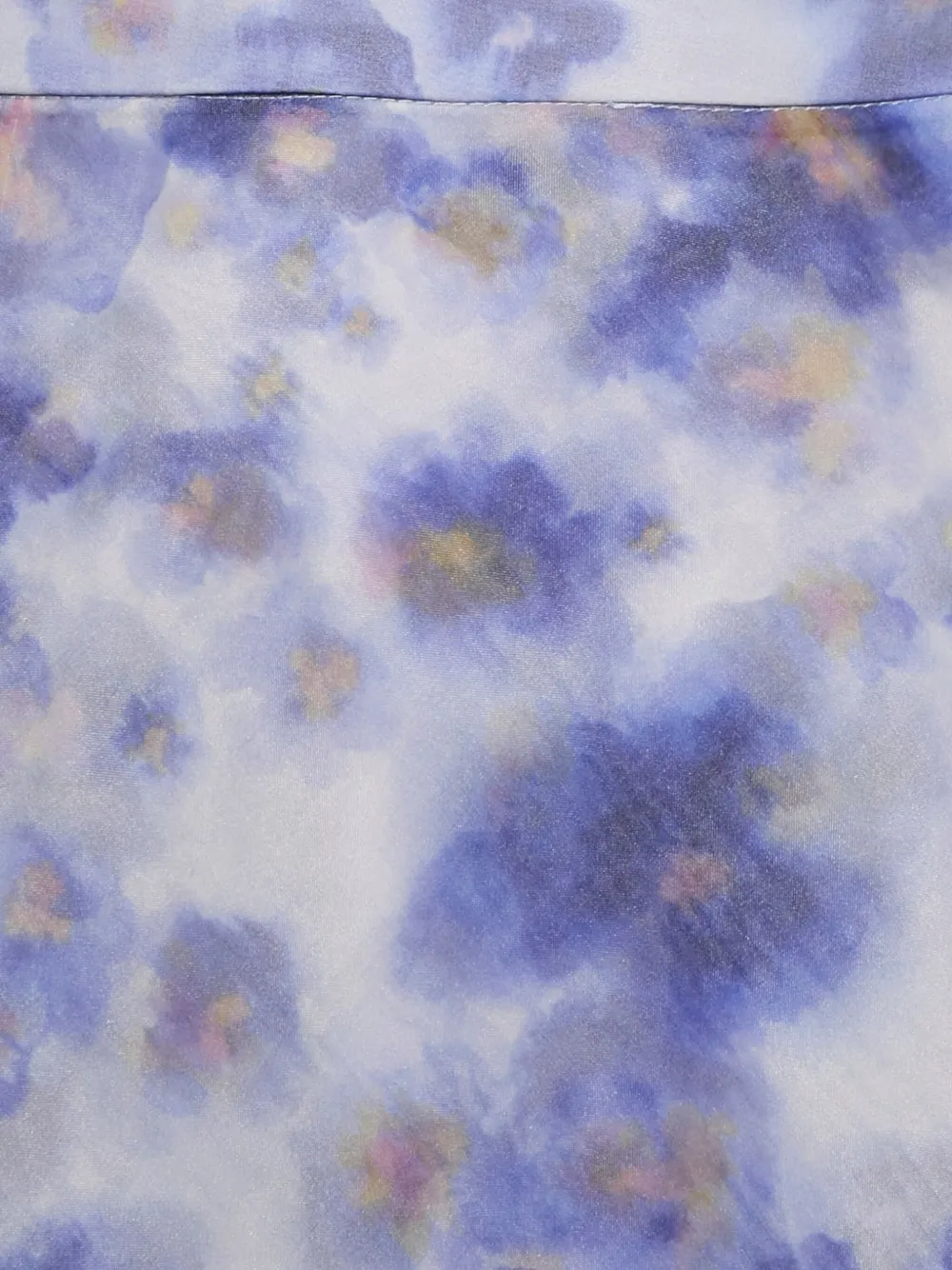 Elisabetta Franchi Mini-rok met bloemenprint - Paars