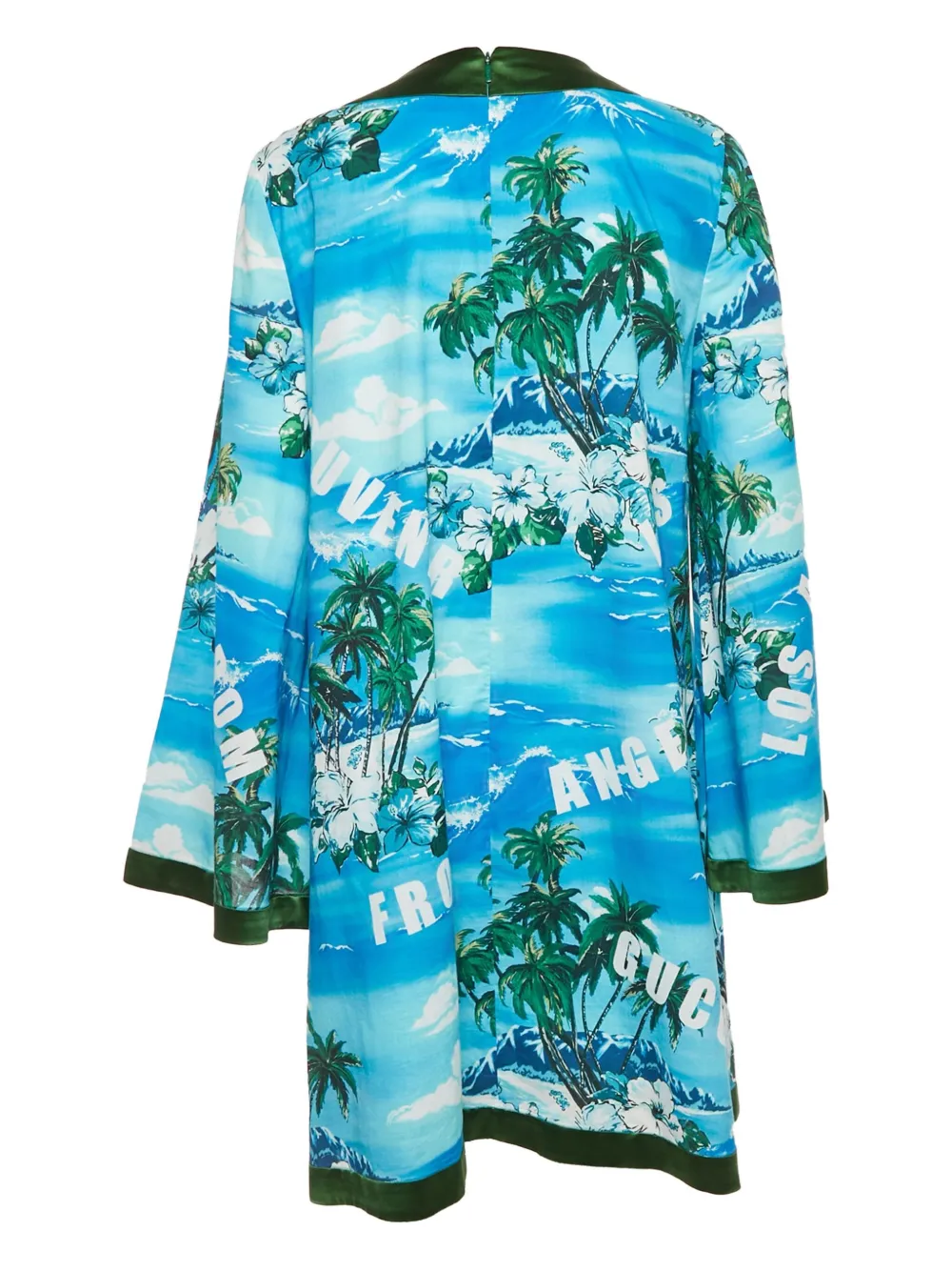 Gucci Pre-Owned Shiftjurk met print - Blauw