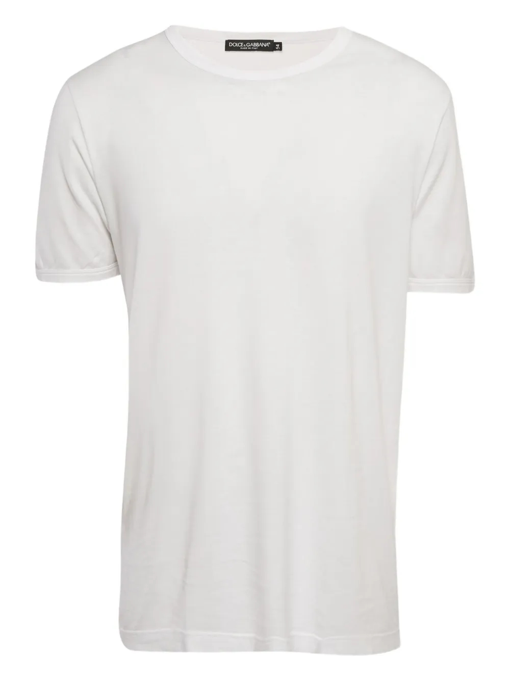 Dolce & Gabbana Pre-Owned T-shirt in jersey di cotone - Bianco