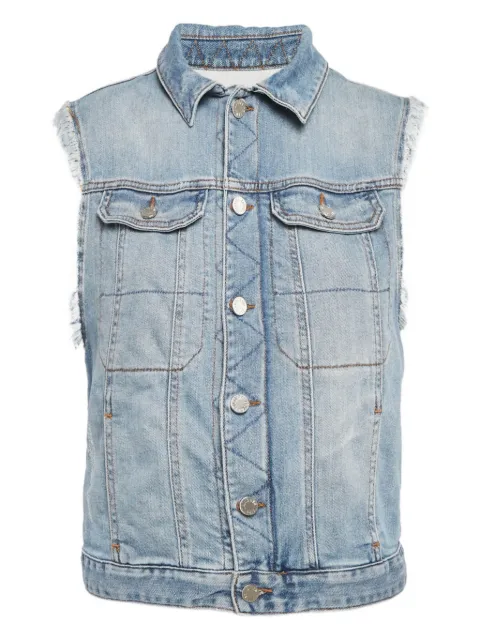 Zadig&Voltaire embroidered sleeveless denim jacket