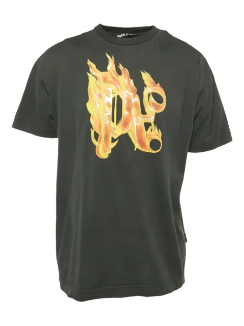 Palm Angels Burning Monogram cotton T-shirt