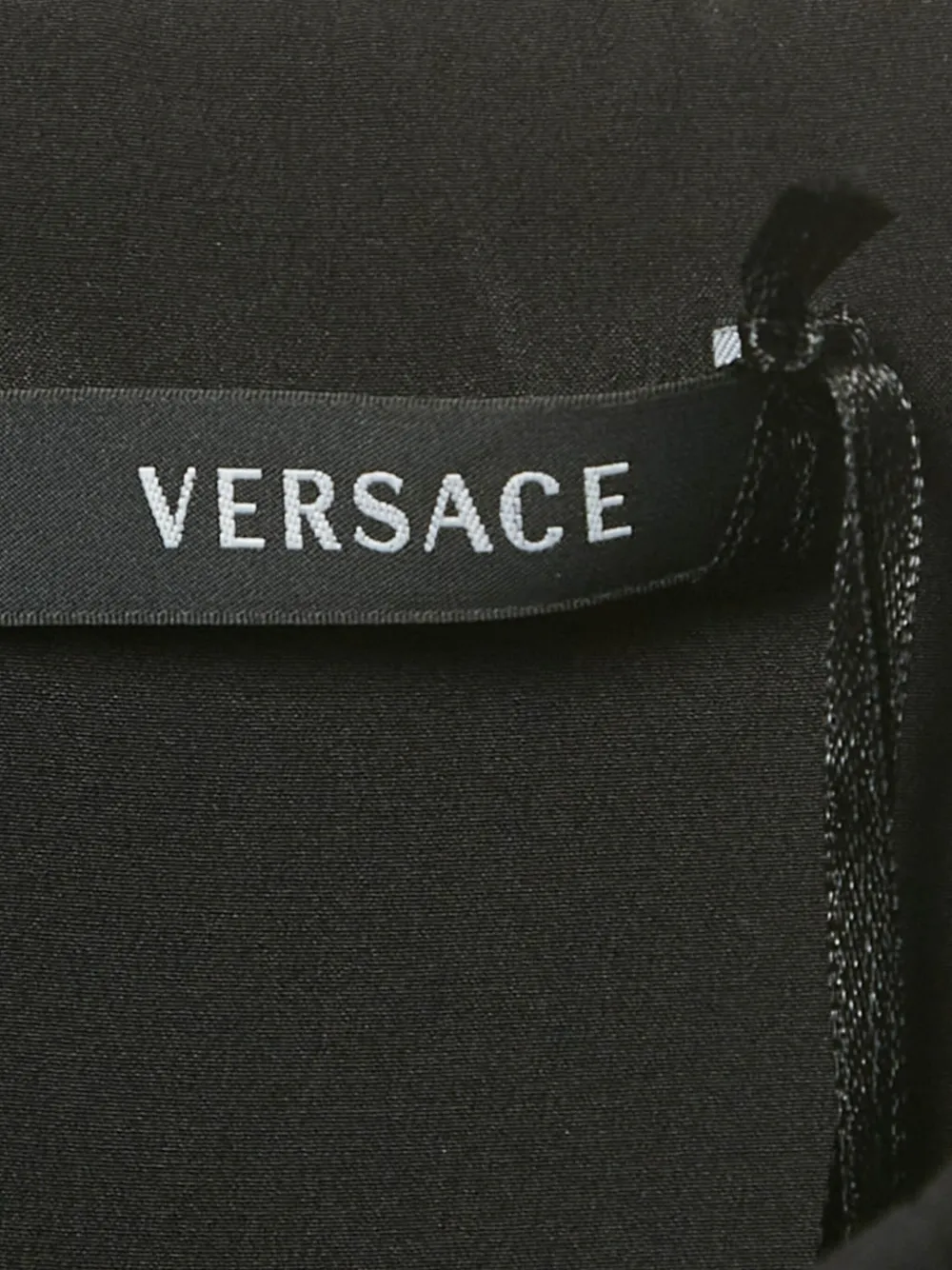 Versace Pre-Owned Zijden rok met split - Zwart
