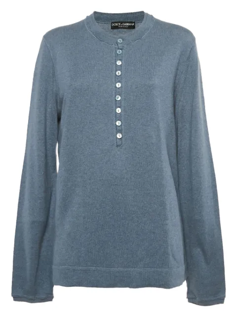 Dolce & Gabbana Pre-Owned button-front cotton top